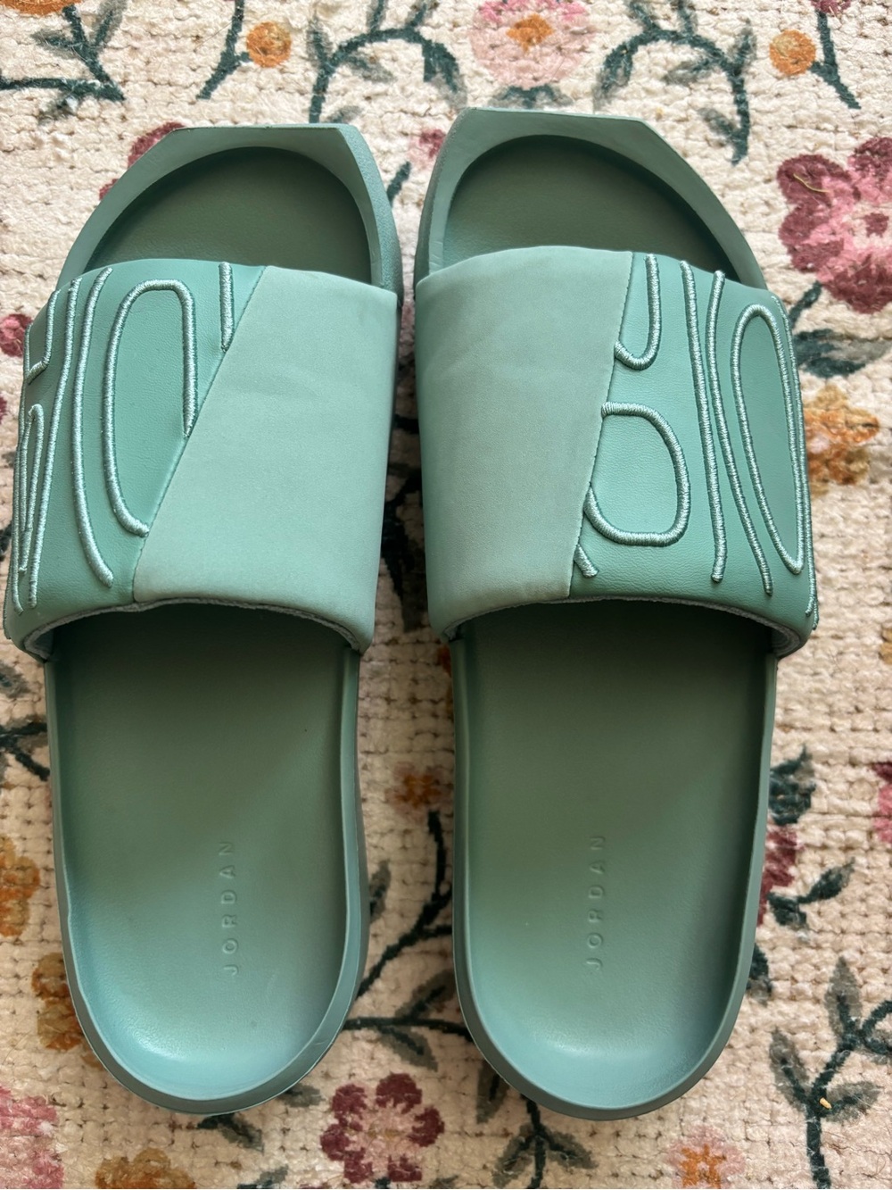 Jordan Women’s Mint Green Slide Sandals